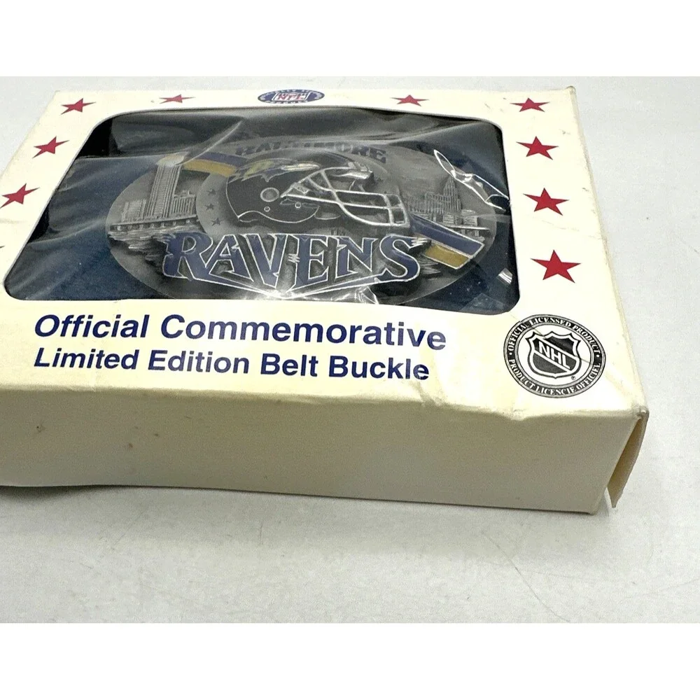 Siskiyou NFL Baltimore Ravens Belt Buckle Limited Edition UNOPENED IN BOX